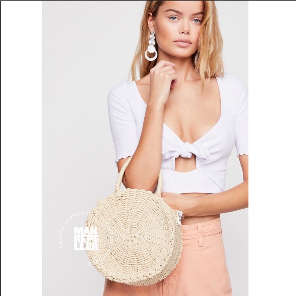 Free People Minka straw tote